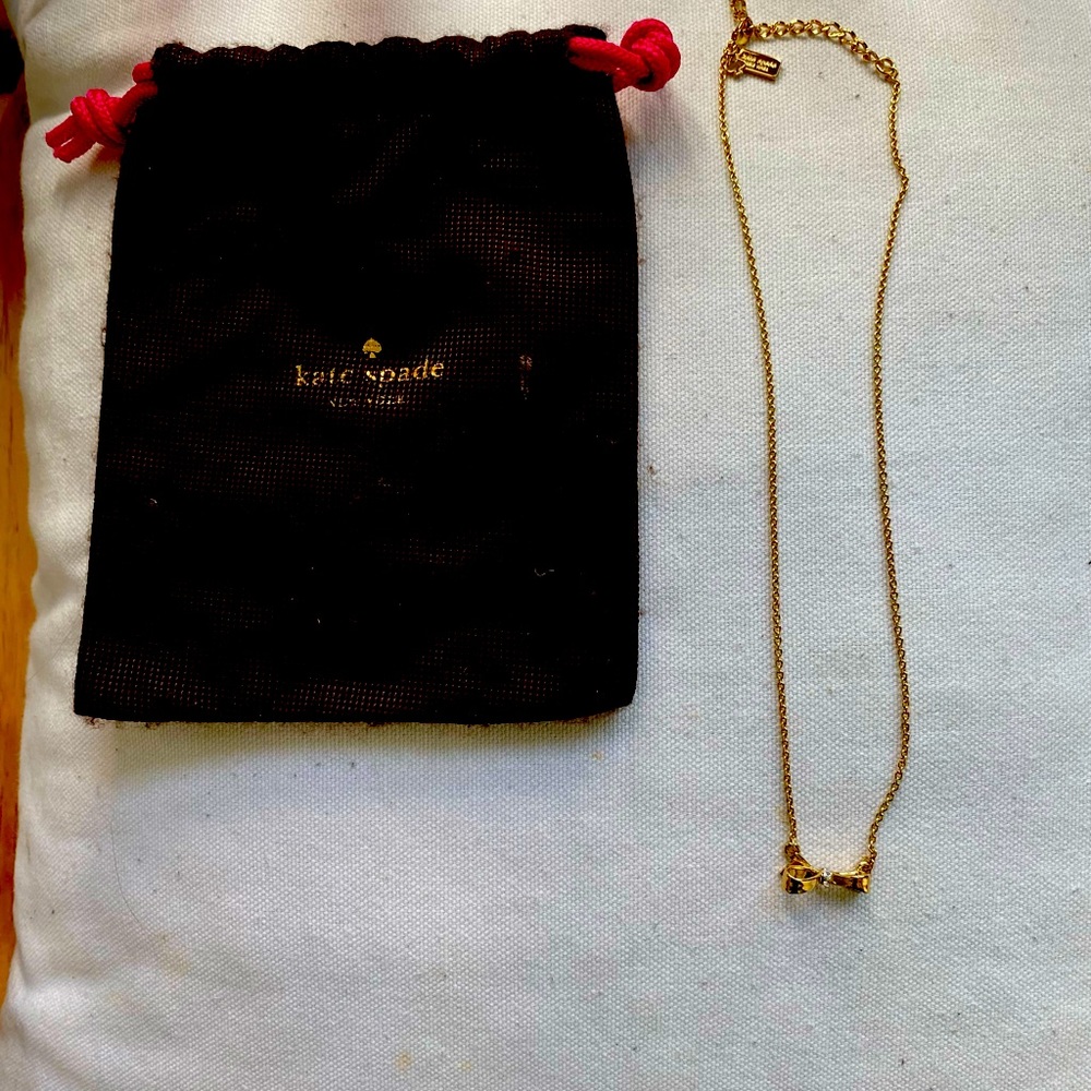 Kate Spade bow necklace